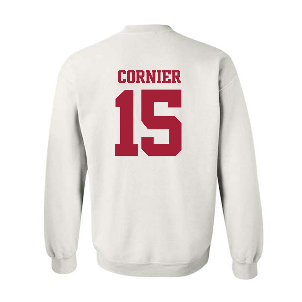 Arkansas - NCAA Women's Volleyball : Gaby Cornier - 30th Anniversary Crewneck Sweatshirt-1