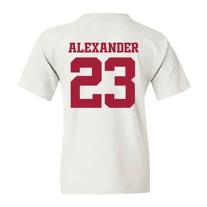 Arkansas - NCAA Women's Volleyball : Aleki Alexander - 30th Anniversary Youth T-Shirt-1