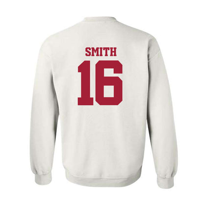 Arkansas - NCAA Women's Volleyball : Layla Smith - 30th Anniversary Crewneck Sweatshirt-1