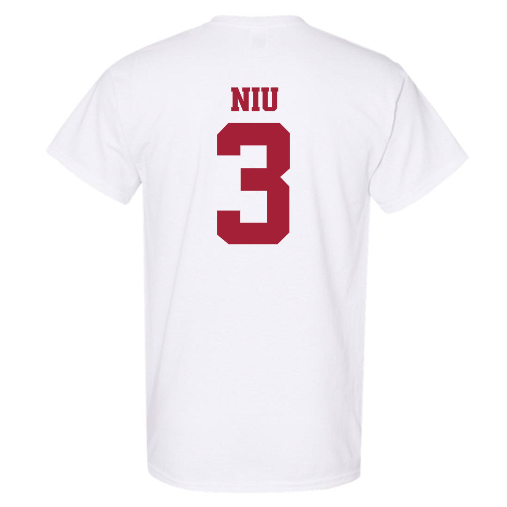 Arkansas - NCAA Women's Volleyball : Livia Niu - 30th Anniversary T-Shirt-1