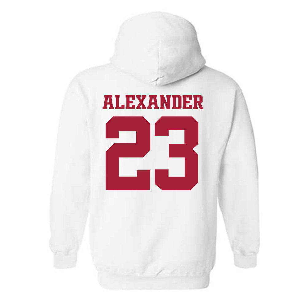 Arkansas - NCAA Women's Volleyball : Aleki Alexander - 30th Anniversary Hooded Sweatshirt-1