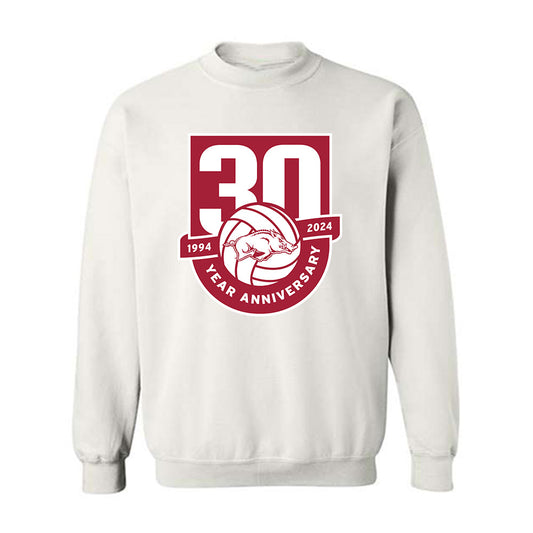 Arkansas - NCAA Women's Volleyball : Aleki Alexander - 30th Anniversary Crewneck Sweatshirt-0