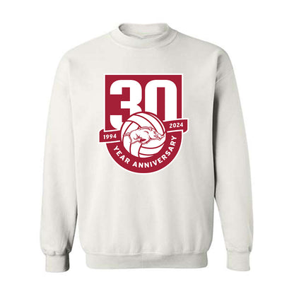 Arkansas - NCAA Women's Volleyball : Gaby Cornier - 30th Anniversary Crewneck Sweatshirt-0