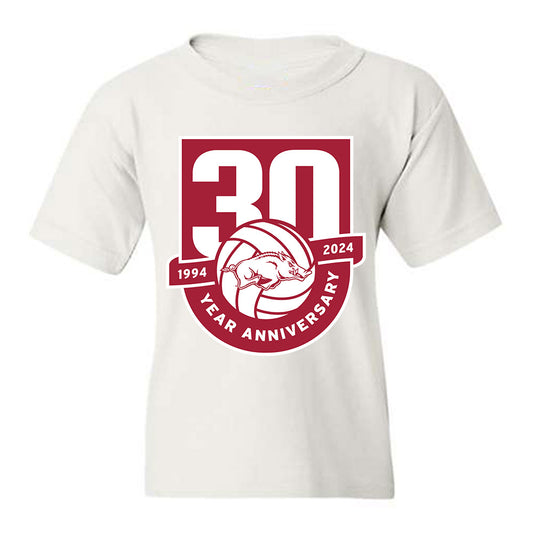 Arkansas - NCAA Women's Volleyball : Maggie McCarroll - 30th Anniversary Youth T-Shirt-0