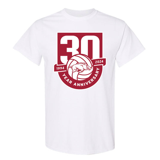 Arkansas - NCAA Women's Volleyball : Gaby Cornier - 30th Anniversary T-Shirt-0