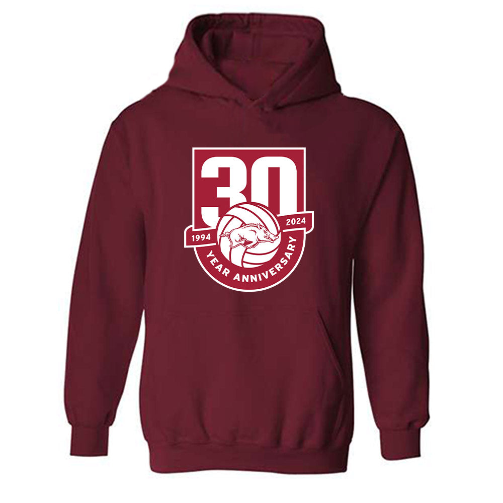 Arkansas - NCAA Women's Volleyball : Aleki Alexander - 30th Anniversary v2 Hooded Sweatshirt-0