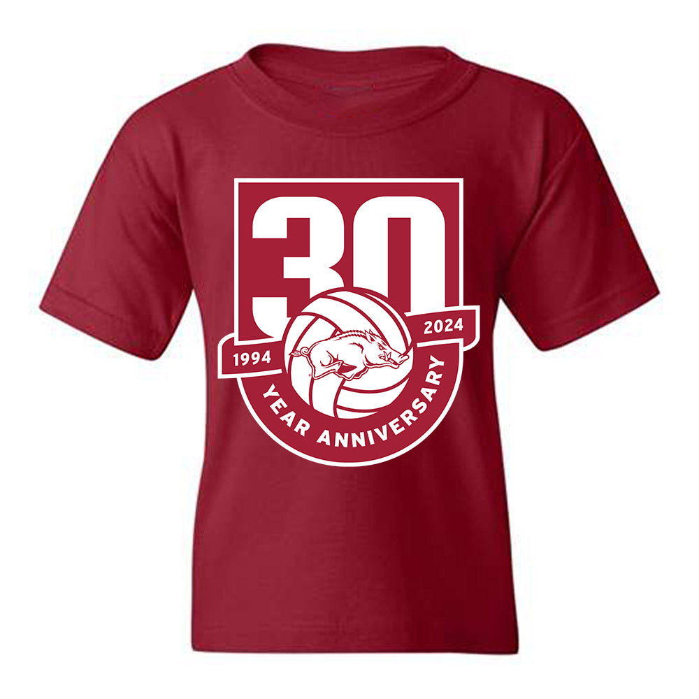 Arkansas - NCAA Women's Volleyball : Gaby Cornier - 30th Anniversary v2 Youth T-Shirt-0