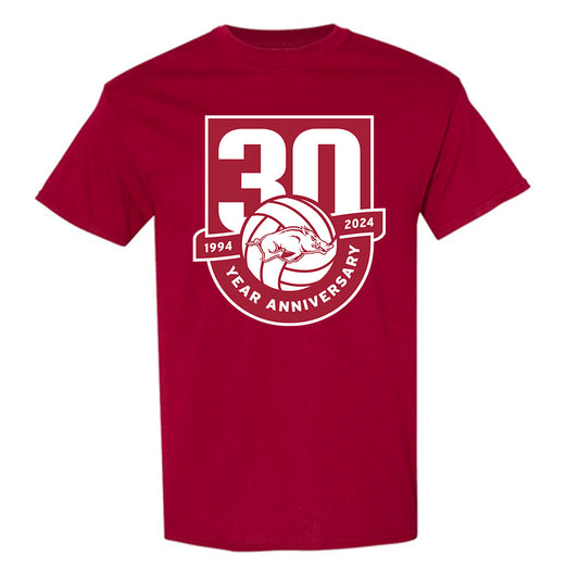 Arkansas - NCAA Women's Volleyball : Sydney Maue - 30th Anniversary v2 T-Shirt-0