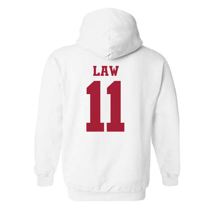 Arkansas - NCAA Women's Volleyball : Elsie Law - 30th Anniversary v4 Hooded Sweatshirt-1