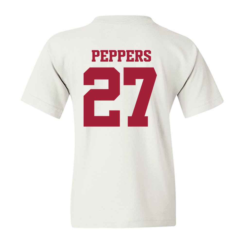 Arkansas - NCAA Women's Volleyball : Journey Peppers - 30th Anniversary v4 Youth T-Shirt-1