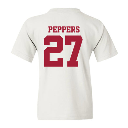 Arkansas - NCAA Women's Volleyball : Journey Peppers - 30th Anniversary v4 Youth T-Shirt-1