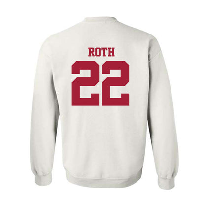 Arkansas - NCAA Women's Volleyball : Ava Roth - 30th Anniversary v4 Crewneck Sweatshirt-1