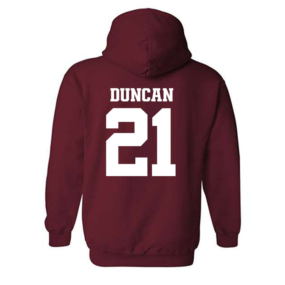 Arkansas - NCAA Women's Volleyball : Parker Duncan - 30th Anniversary v5 Hooded Sweatshirt-1