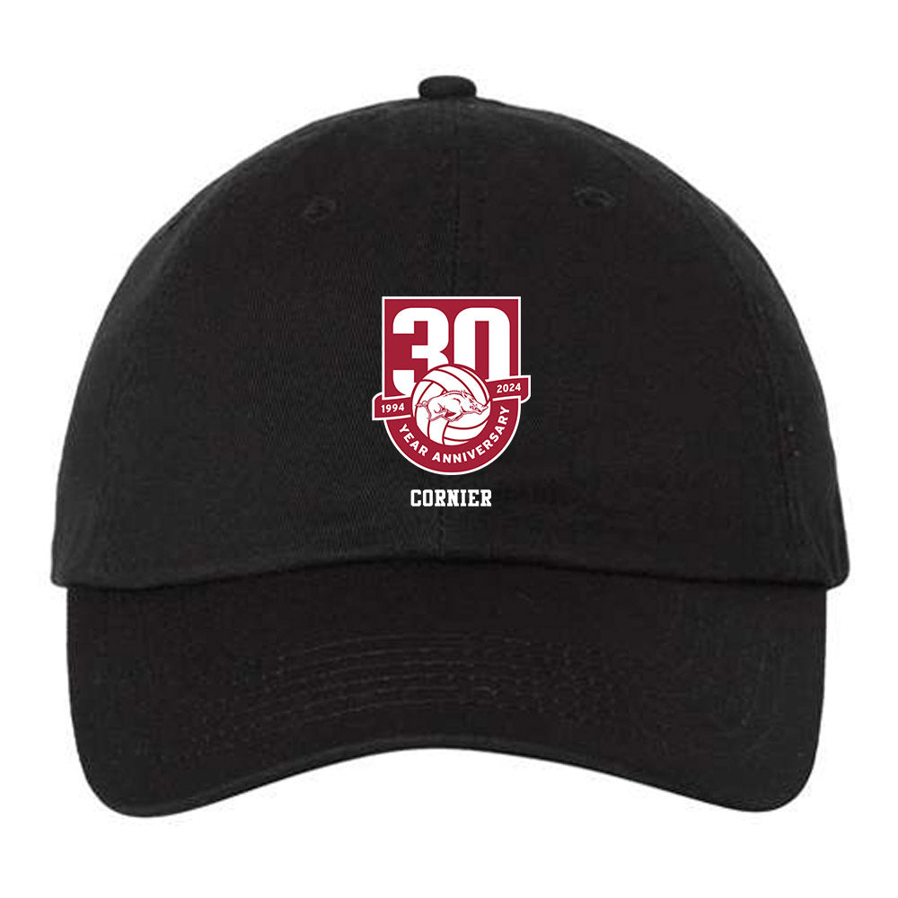 Arkansas - NCAA Women's Volleyball : Gaby Cornier - 30 Year Anniversary Dad Hat-0