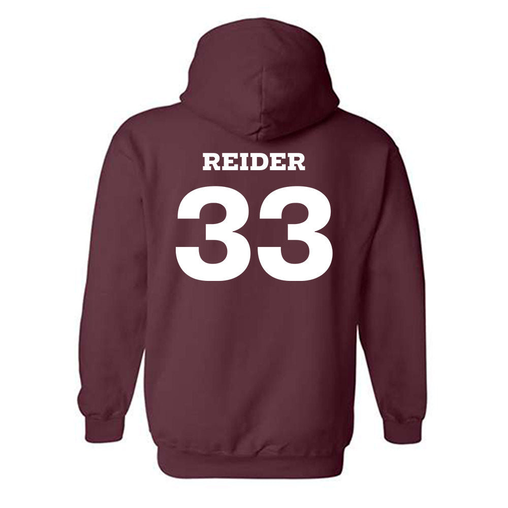 HSC - NCAA Football : Hurley Reider - Classic Shersey Hooded Sweatshirt-1