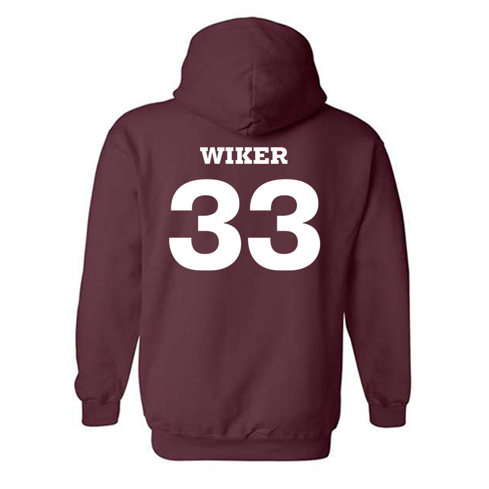 HSC - NCAA Football : Hurley Wiker - Classic Shersey Hooded Sweatshirt-1