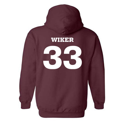 HSC - NCAA Football : Hurley Wiker - Classic Shersey Hooded Sweatshirt-1