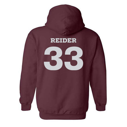 HSC - NCAA Football : Hurley Reider - Classic Shersey Hooded Sweatshirt-1