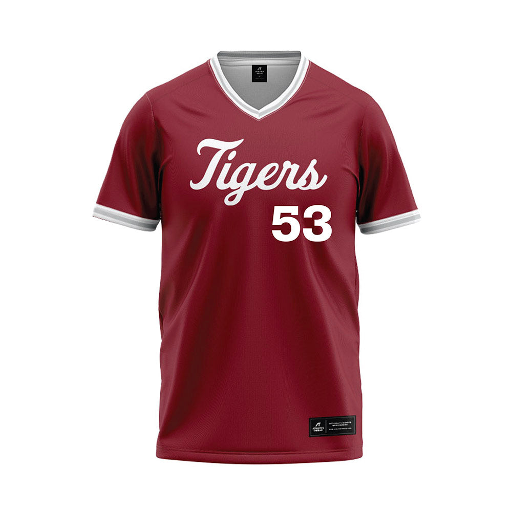 HSC - NCAA Baseball : Ryan Dugan - Garnet Baseball Jersey-0