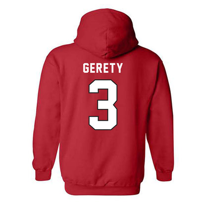 Northeastern - NCAA Baseball : Ryan Gerety - Classic Shersey Hooded Sweatshirt-1