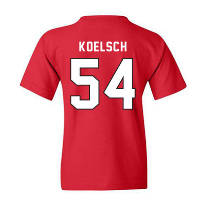 Northeastern - NCAA Men's Basketball : Liam Koelsch - Classic Shersey Youth T-Shirt-1