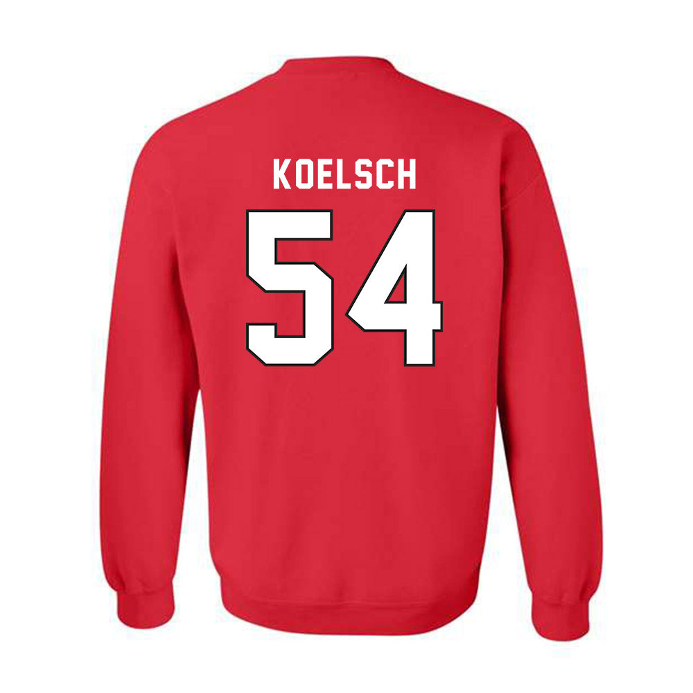 Northeastern - NCAA Men's Basketball : Liam Koelsch - Classic Shersey Crewneck Sweatshirt-1
