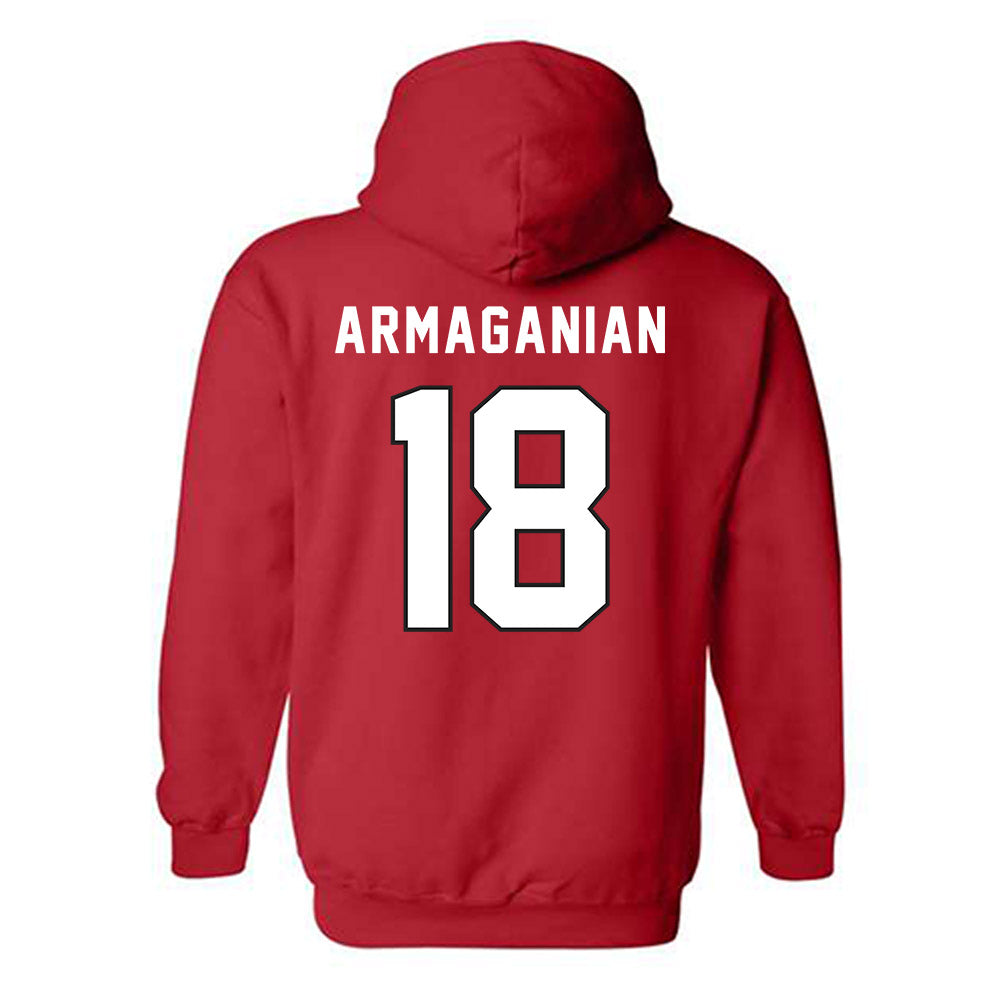 Northeastern - NCAA Women's Field Hockey : Camille Armaganian - Classic Shersey Hooded Sweatshirt-1