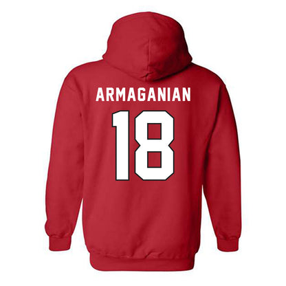 Northeastern - NCAA Women's Field Hockey : Camille Armaganian - Classic Shersey Hooded Sweatshirt-1