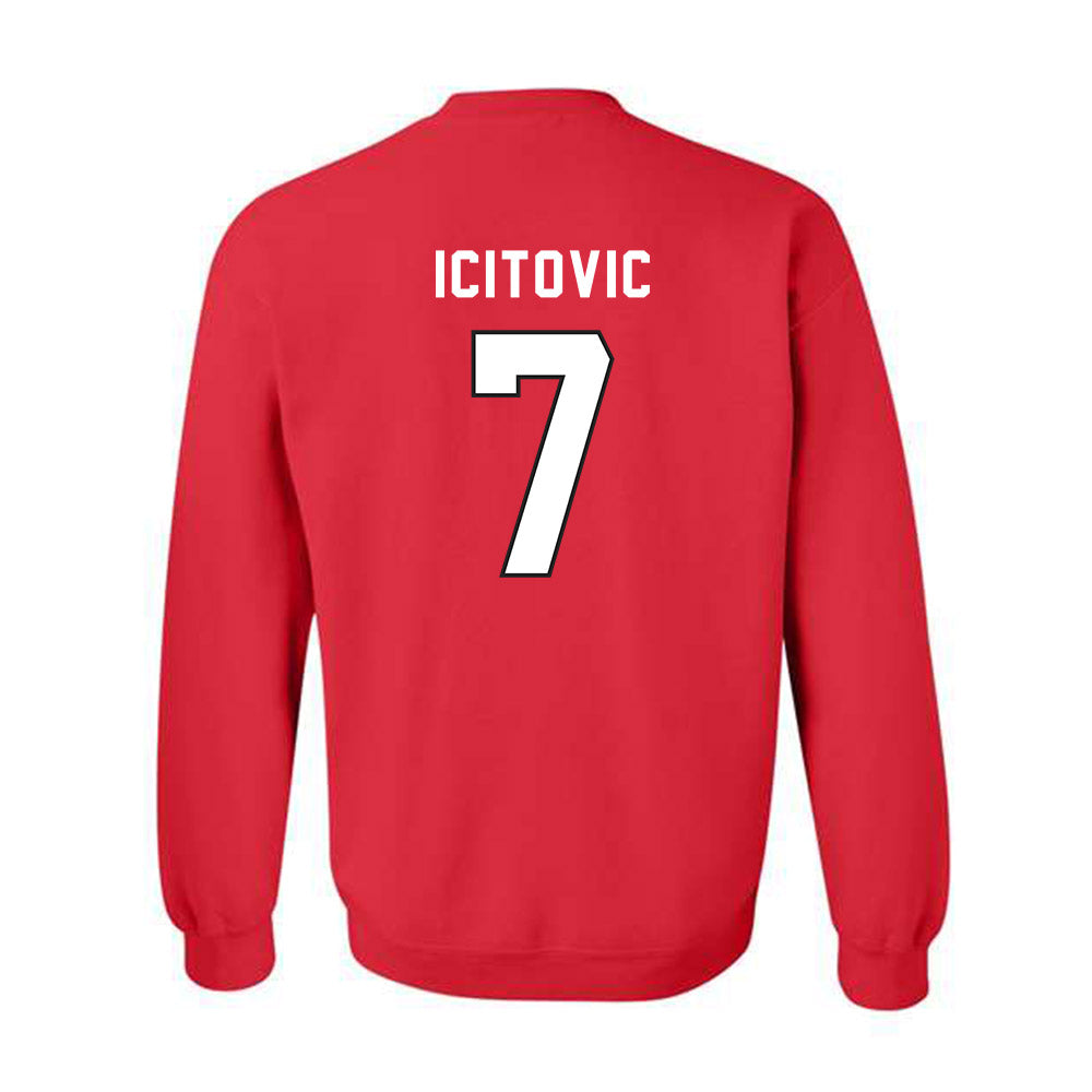 Northeastern - NCAA Men's Basketball : Jovan Icitovic - Classic Shersey Crewneck Sweatshirt-1