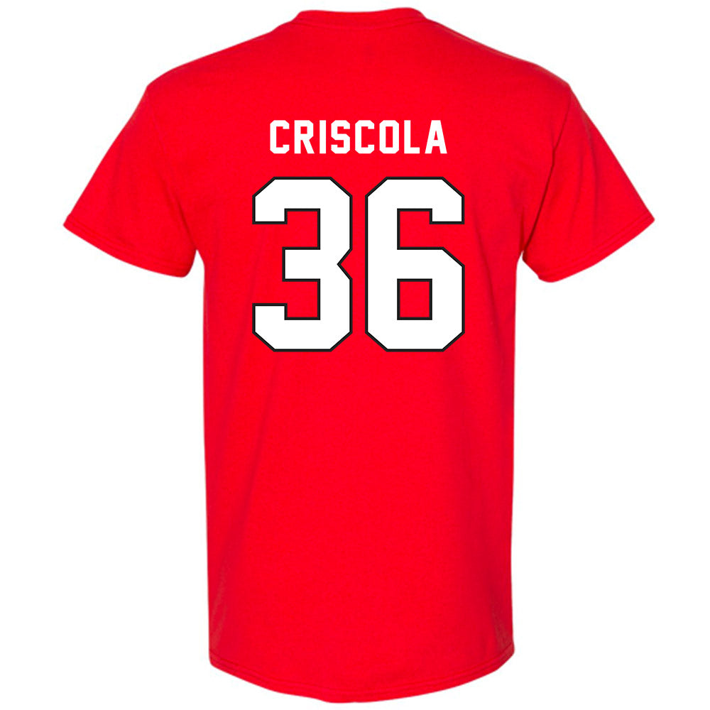 Northeastern - NCAA Baseball : Charlie Criscola - Classic Shersey T-Shirt-1