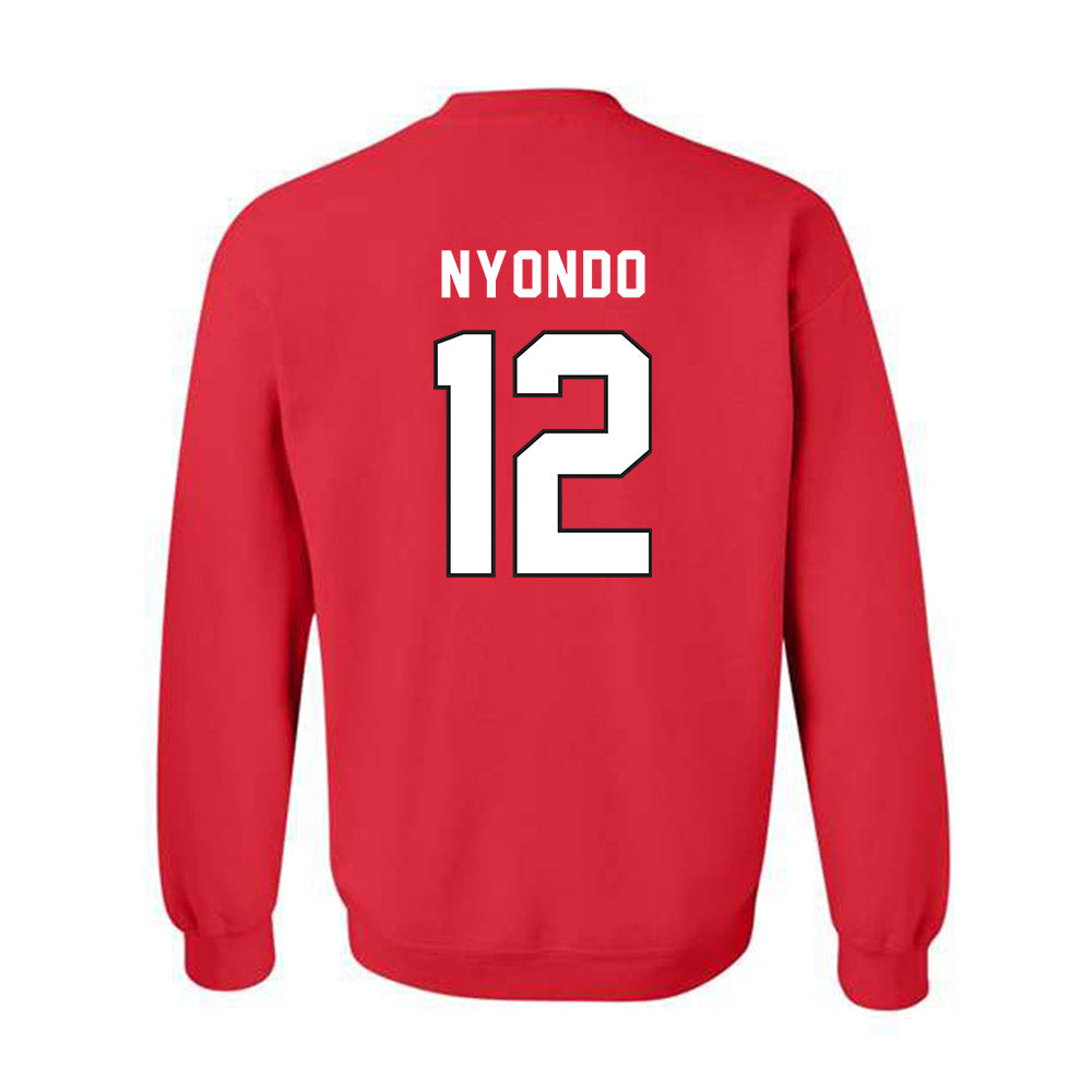 Northeastern - NCAA Women's Soccer : Lughano Nyondo - Classic Shersey Crewneck Sweatshirt-1
