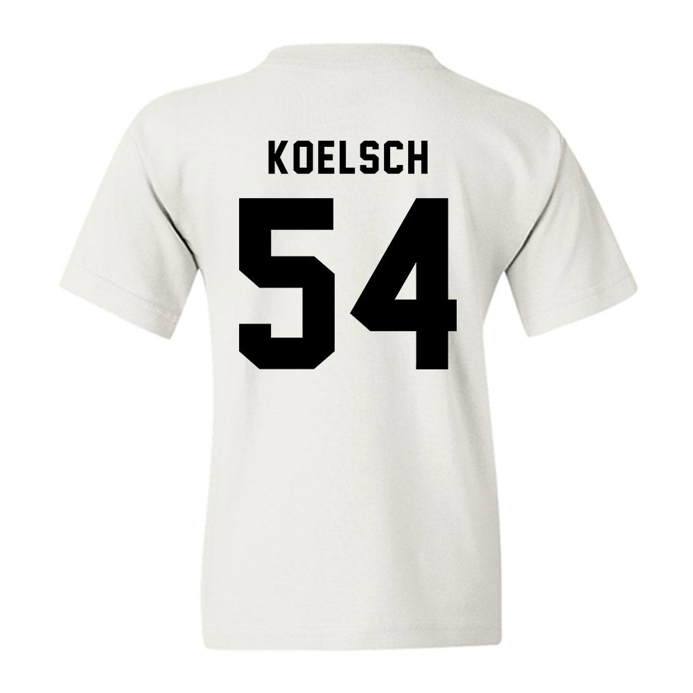 Northeastern - NCAA Men's Basketball : Liam Koelsch - Classic Shersey Youth T-Shirt-1