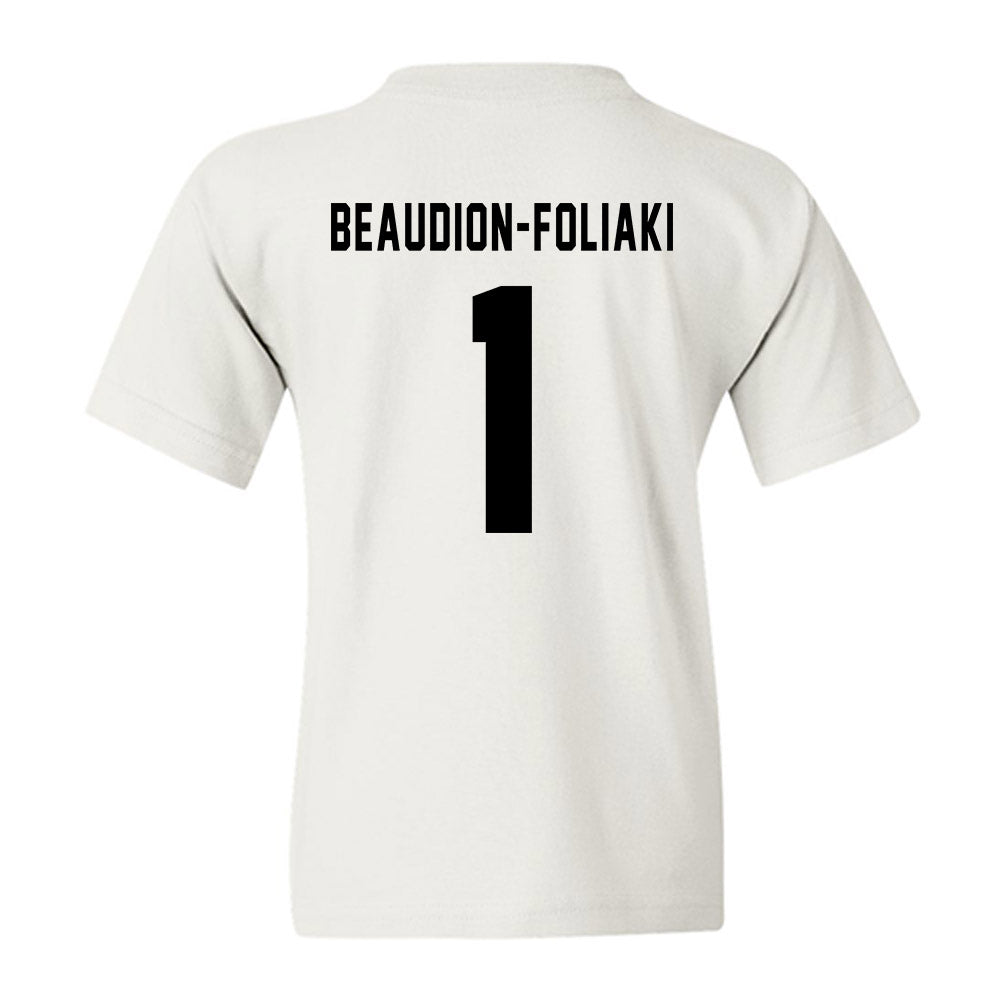 Northeastern - NCAA Women's Basketball : Kailee Beaudion-Foliaki - Classic Shersey Youth T-Shirt-1