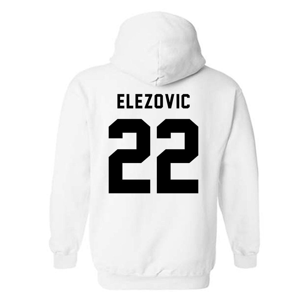 Northeastern - NCAA Men's Basketball : Haris Elezovic - Classic Shersey Hooded Sweatshirt-1