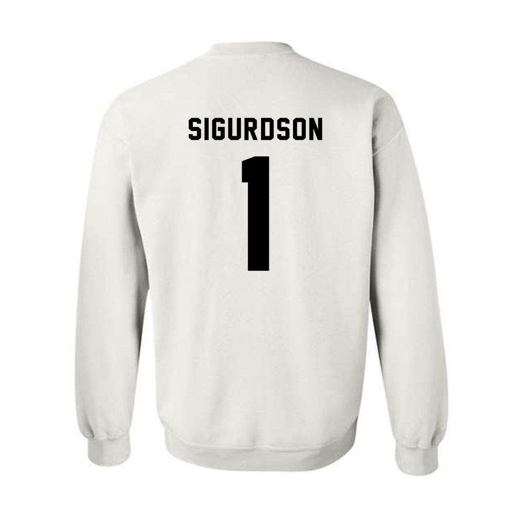 Northeastern - NCAA Men's Ice Hockey : Quentin Sigurdson - Classic Shersey Crewneck Sweatshirt-1