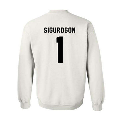 Northeastern - NCAA Men's Ice Hockey : Quentin Sigurdson - Classic Shersey Crewneck Sweatshirt-1