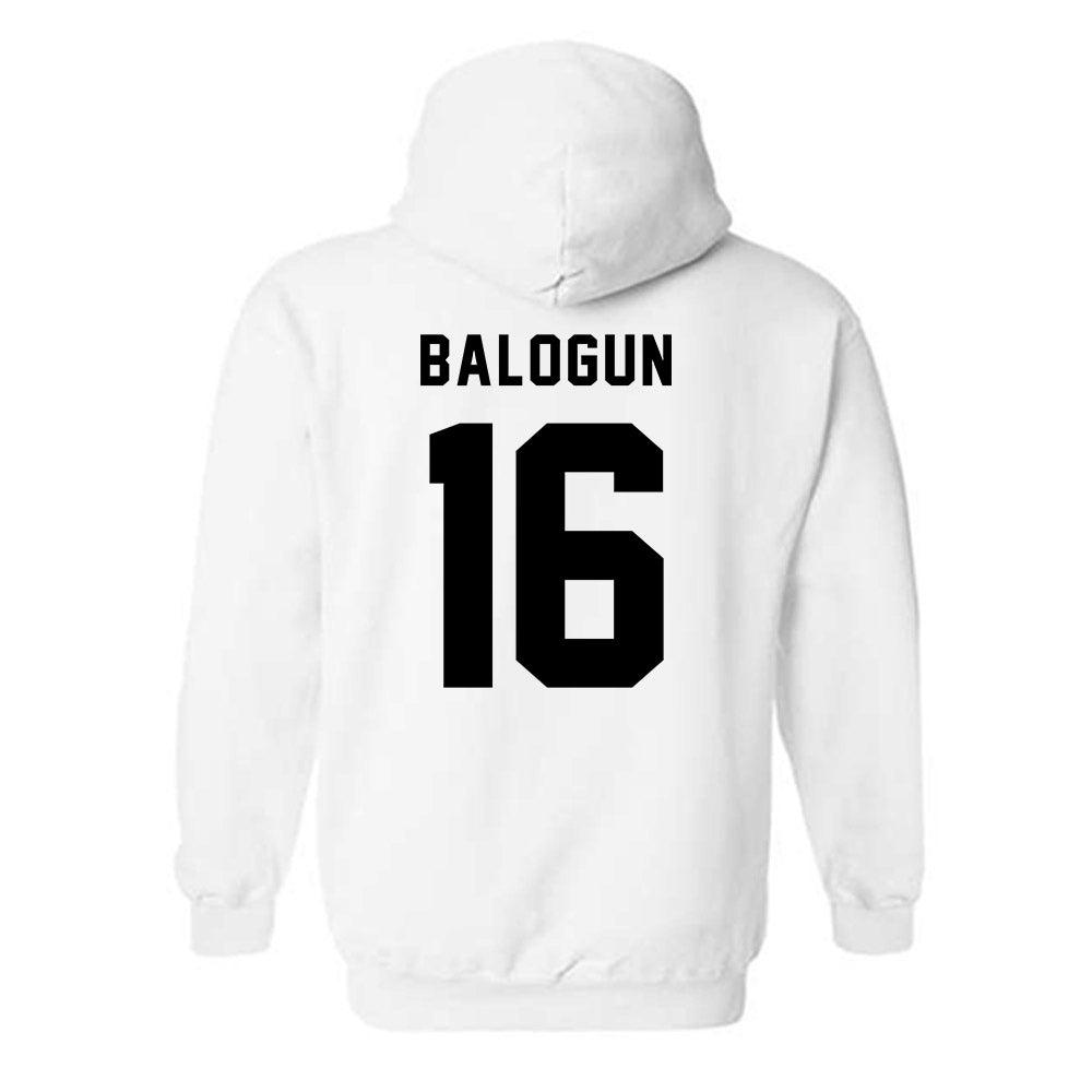 Northeastern - NCAA Women's Soccer : Foluke Balogun - Classic Shersey Hooded Sweatshirt-1