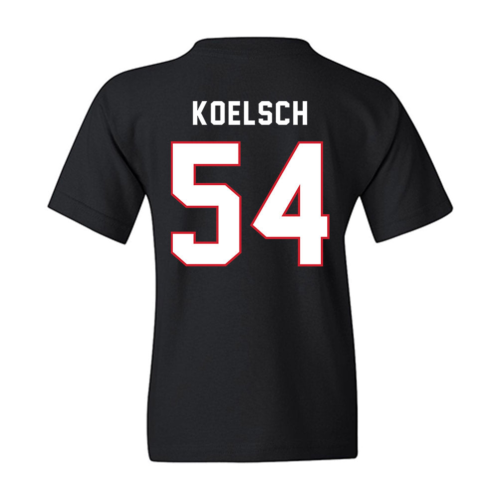 Northeastern - NCAA Men's Basketball : Liam Koelsch - Classic Shersey Youth T-Shirt-1