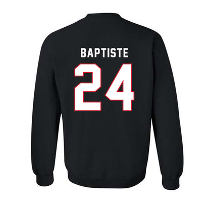 Northeastern - NCAA Men's Basketball : Sage Baptiste - Classic Shersey Crewneck Sweatshirt-1