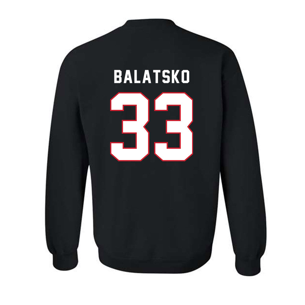 Northeastern - NCAA Men's Soccer : Sergey Balatsko - Classic Shersey Crewneck Sweatshirt-1