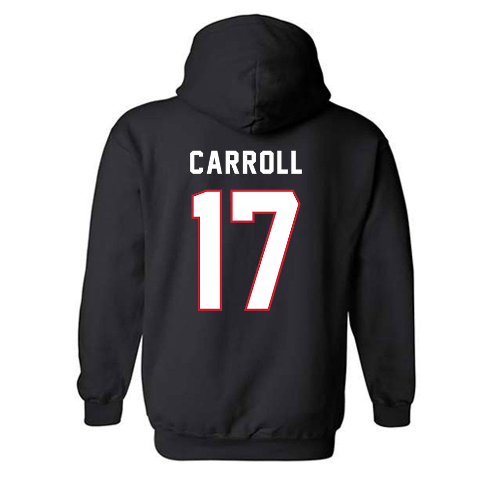 Northeastern - NCAA Men's Soccer : Asiah Carroll - Classic Shersey Hooded Sweatshirt-1