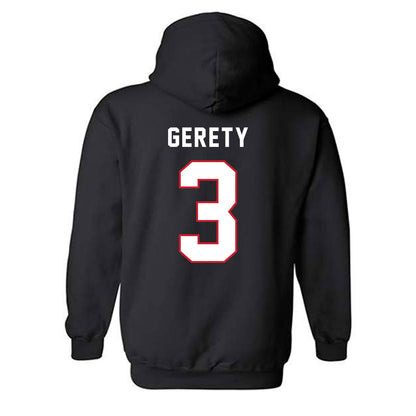 Northeastern - NCAA Baseball : Ryan Gerety - Classic Shersey Hooded Sweatshirt-1
