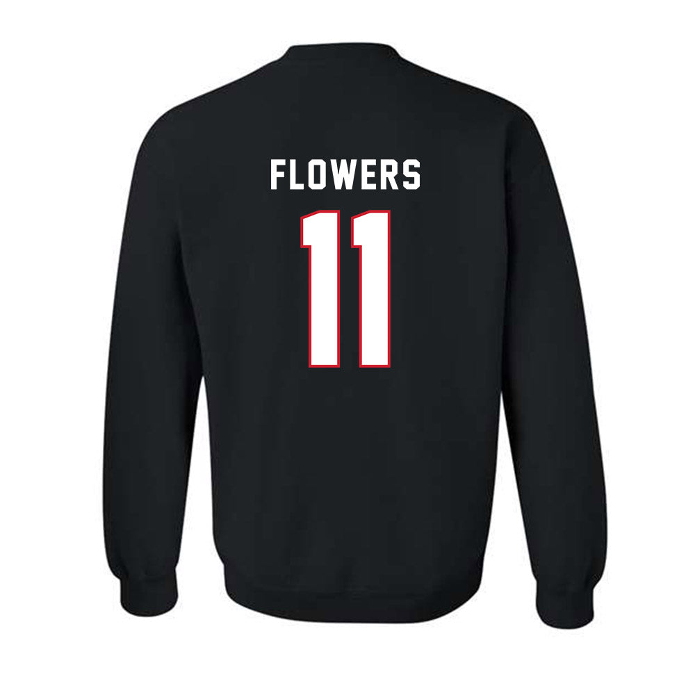 Northeastern - NCAA Men's Soccer : Bryce Flowers - Classic Shersey Crewneck Sweatshirt-1