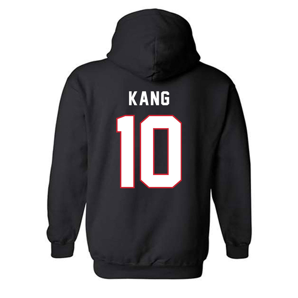 Northeastern - NCAA Men's Soccer : Ethan Kang - Classic Shersey Hooded Sweatshirt-1
