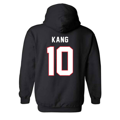 Northeastern - NCAA Men's Soccer : Ethan Kang - Classic Shersey Hooded Sweatshirt-1