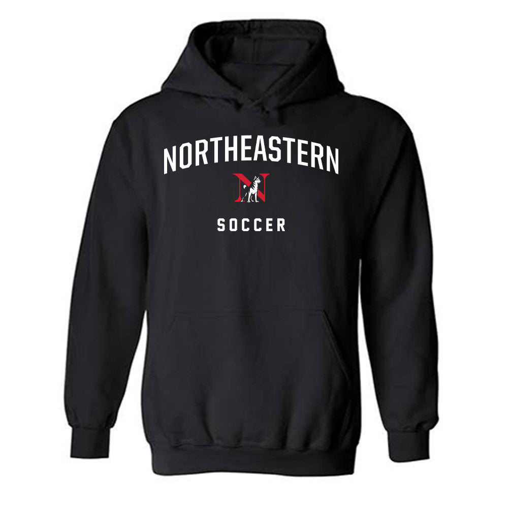Northeastern - NCAA Men's Soccer : Ethan Kang - Classic Shersey Hooded Sweatshirt-0