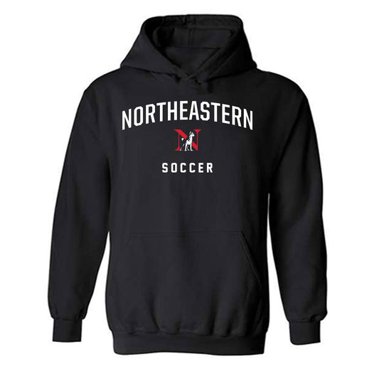 Northeastern - NCAA Men's Soccer : Richard Conces - Classic Shersey Hooded Sweatshirt-0