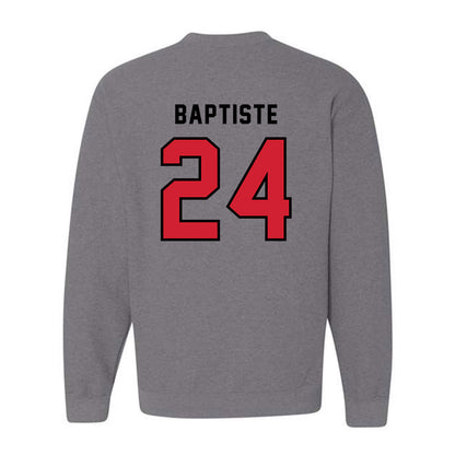 Northeastern - NCAA Men's Basketball : Sage Baptiste - Classic Shersey Crewneck Sweatshirt-1