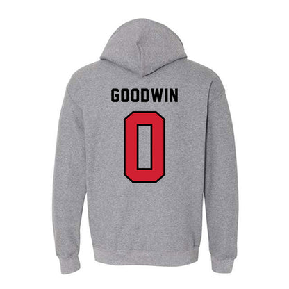 Northeastern - NCAA Men's Basketball : Josh Goodwin - Classic Shersey Hooded Sweatshirt-1