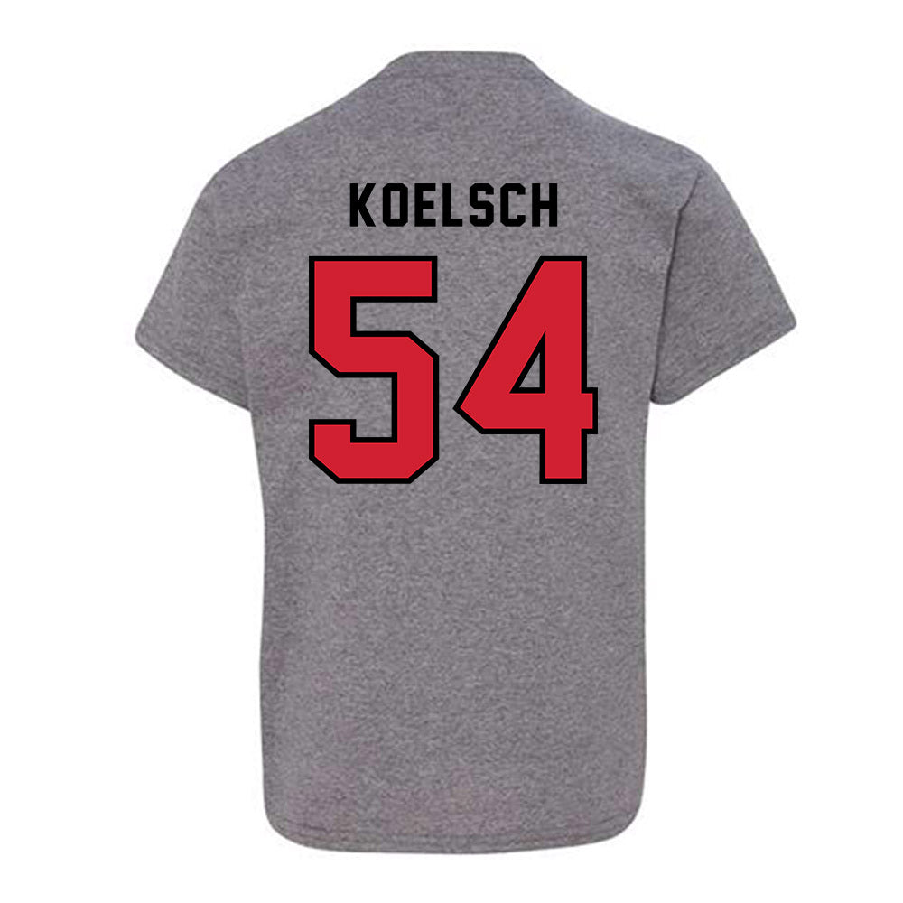Northeastern - NCAA Men's Basketball : Liam Koelsch - Classic Shersey Youth T-Shirt-1